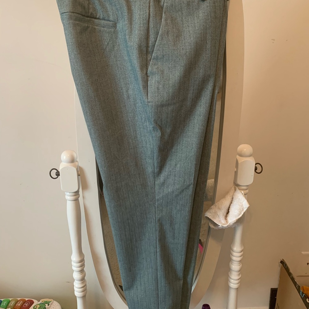 Teal Green Twill suit pants from Banana Republic. Size 10p. NWOT.